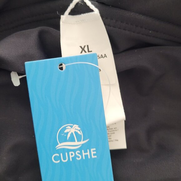 Black cupshe swimsuits with Tummy Control - Picture 7 of 8